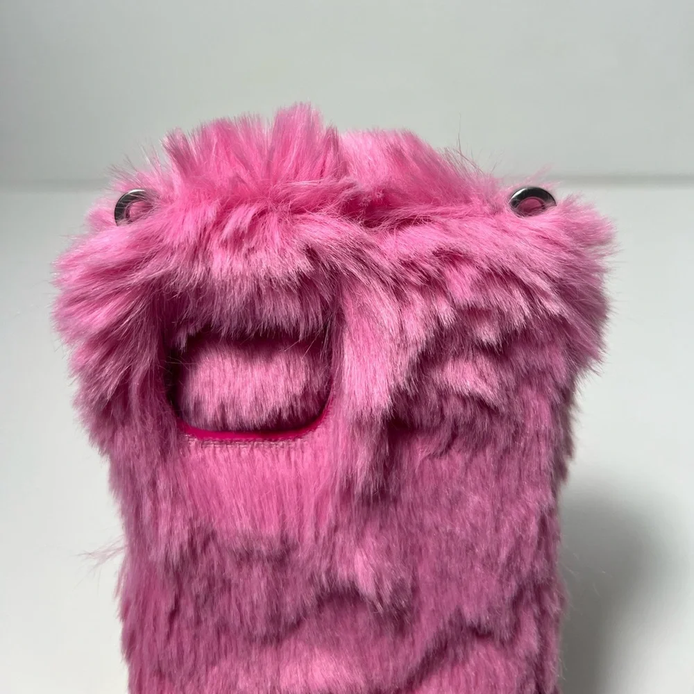 Balenciaga Fluffy Bunny Ears Crossbody iPhone 12 Cell Phone Case